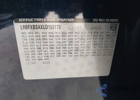 2020 Buick Envision Fwd Preferred from USA, damaged, VIN LRBFXBSAXLD155173